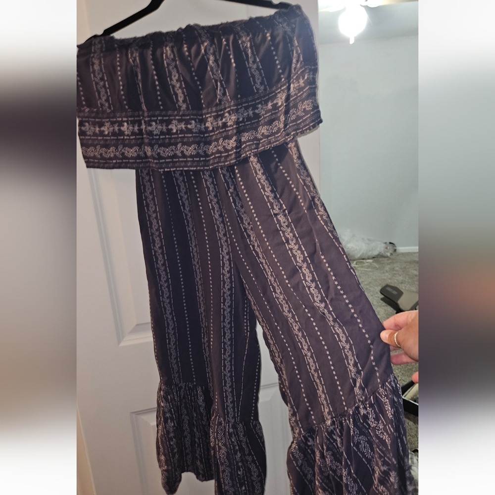 Women's Navy Boho Romper